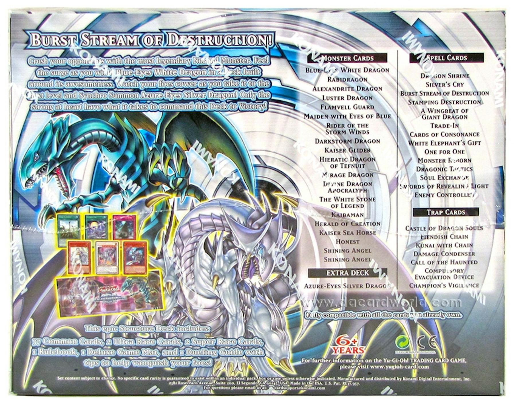 Blue Eyes White Dragon Structure Deck List